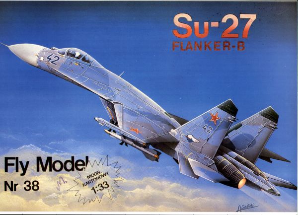 sowjetischer Jäger Suchoj Su-27 Flanker-B 1:33 (Originalausgabe) übersetzt