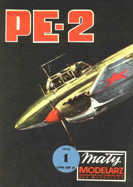 sowjetisches Bombenflugzeug Petlakow Pe-2 FT 1:33