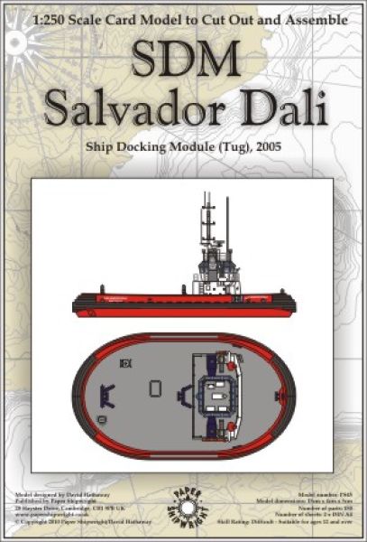 spanischer Hafenschlepper Salvador Dali oder Ramondo Casas 1:250