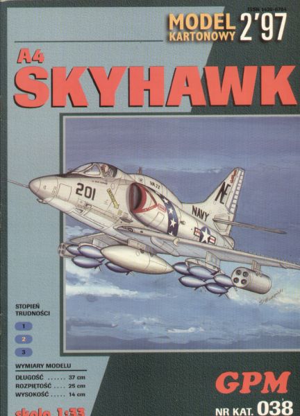 trägergestützte McDonnell Douglas A-4 Skyhawk 1:33