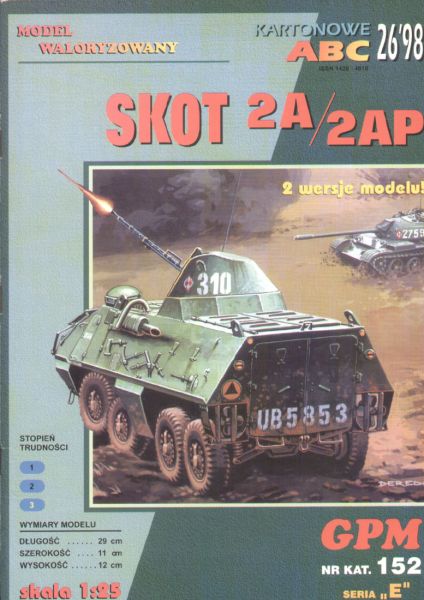 tschechischer Infanterietransporter OT-64 Skot 2A oder 2AP 1:25