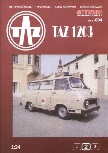 tschechischer Krankenwagen TAZ 1203 1:24
