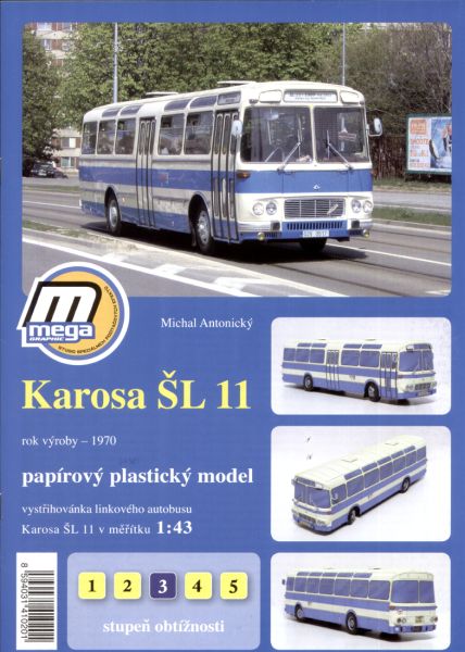 tschechischer Stadtbus Karosa SL 11 (Bj. 1970) 1:43