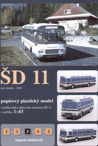 tschechischer Überlandbus Karosa SD 11 (Bj. 1965) 1:43
