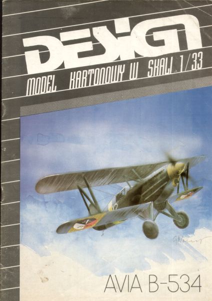 tschechisches Jagdflugzeug Avia B-534 (1944) 1:33