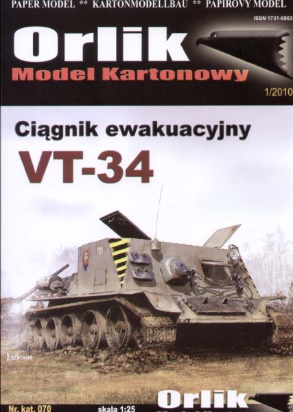 tschechoslowakischer Bergepanzer VT-34 in div. Kennzeichnungen 1:25 ANGEBOT