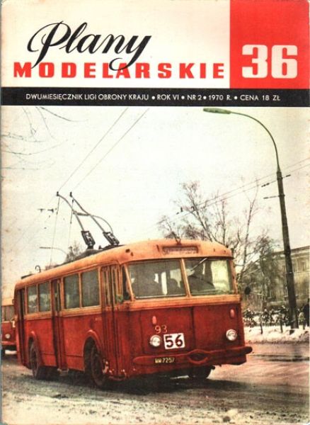 tschechoslowakischer (Trolleybus) Oberleitungsbus Skoda 8Tr 1:25 BAUPLÄNE