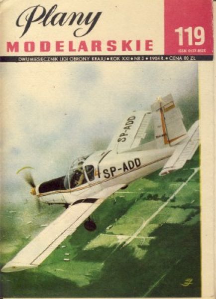 tschechoslowakisches Schul- und Trainingsflugzeug Zlin-42M 1:10 BAUPLAN.