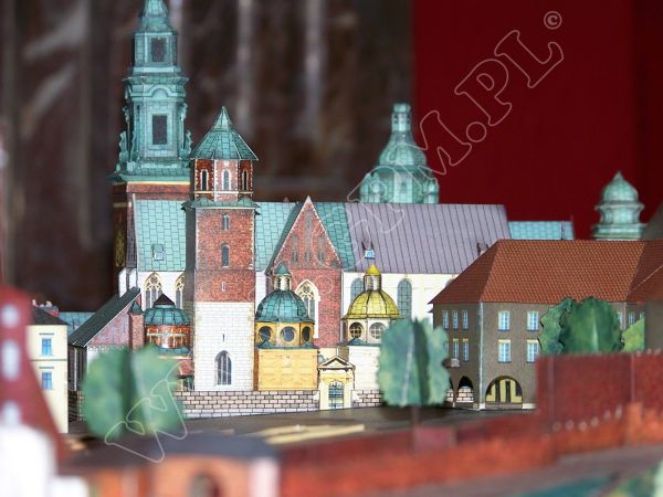 Königsresidenz Wawel in Krakau / Krakow 1:500