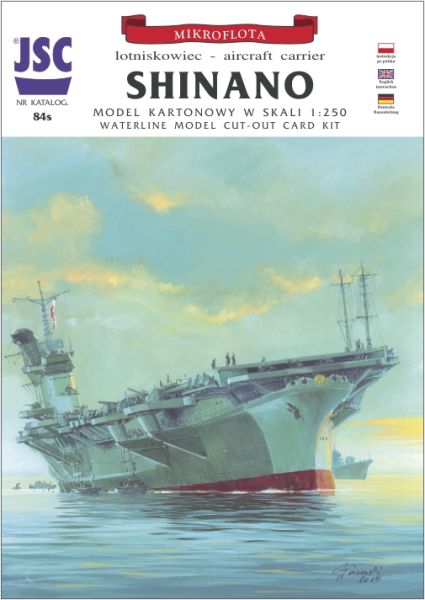 weltgrößter Flugzeugträger des 2.WK IJN Shinano 1:250 übersetzt