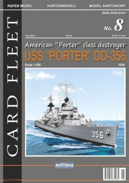 Zerstörer USS Porter DD-356 (1939) 1:200 extrem²
