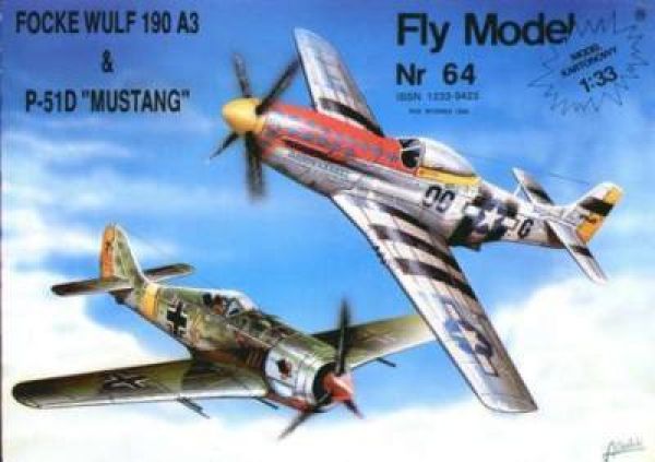 zwei Jäger: Focke Wulf Fw-190 A3 & P-51D Mustang 1:33 übersetzt