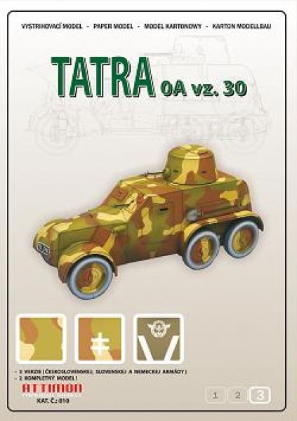 zwei Panzerwagen Tatra OA vz.30 1:24