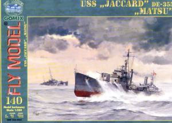 zwei Zerstörer: USS Jaccard DE-355 & IJN Matsu 1:200