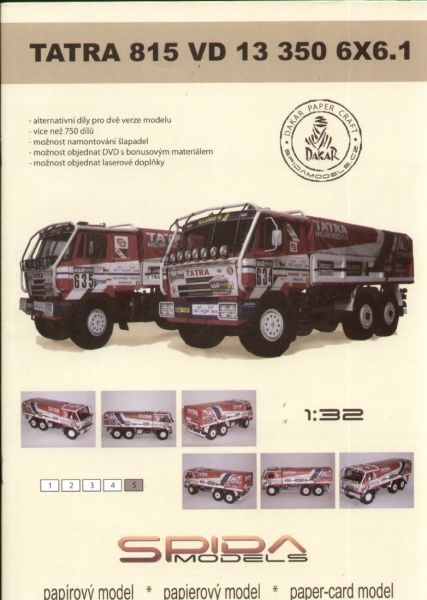 zwei option. TATRA 815 VD13350 6x6.1 Rallye Dakar 1986 1:32