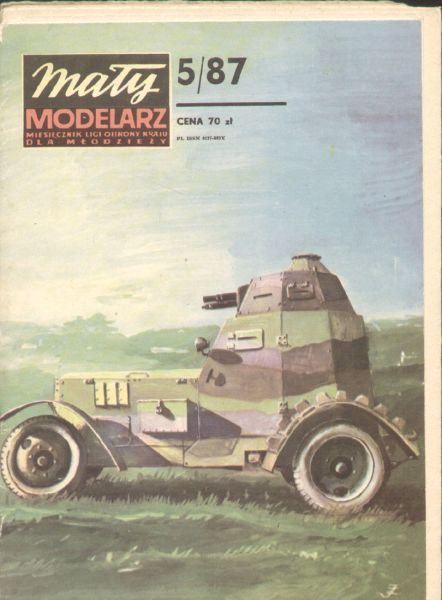 zwei poln. Panzerwagen wz.29 + wz.34 bzw. wz.28 (1934) 1:25