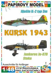 Kursk 1943": Ilyuschin Il-2 3m und Junkers Ju-87D Stuka 1:48 einfach