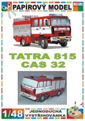 tschechischer Feuerwehrfahrzeug Tatra 815 CAS 32 1:48 einfach