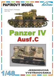 Panzer IV Ausf. C (Normandie-Kämpfe, Juni 1944) 1:48 einfach