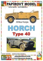 Geländewagen Kfz. 70 Horch Typ 40 (Afrika Korps) 1:35