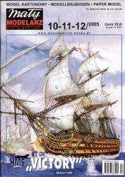 1.Rang-Linienschiff HMS Victory (18./19. Jh.) 1:200 übersetzt, ANGEBOT