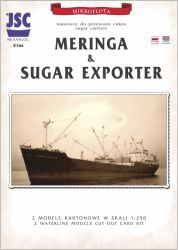 2 Zuckerfrachter Meringa (1978-79) & Sugar Exporter (1980er) inkl. Spantensatz 1:250
