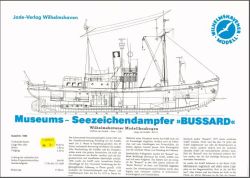 Museums-Seezeichendampfer Bussard (1906) 1:250 Wasserlinienmodell, Angebot
