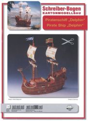 Piratenschiff Delphin einfach (Kindermodell)