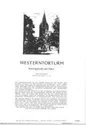 Westerntorturm aus Wernigerode am Harz 1:150 deutsche Bauanleitung