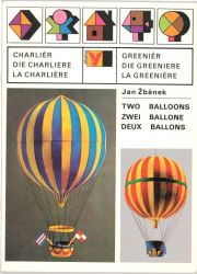 zwei Ballone: Gasballon Charliere und Leuchtgasballon von Charles Gren)