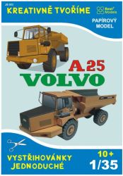knickgelenkter Zweiachsen-Dumper (Muldenkipper) Volvo A25 (1993) 1:35 ziemlich einfach