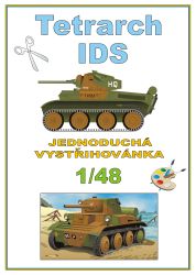 A17 britischer Leichtpanzer Mk. VII Tetrarch IDS 1:48 einfach