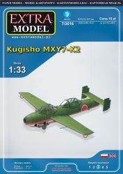 Ausbildungsflugzeug für Kamikaze Kugischo MXY7-K2 „Ohka“ 1:33