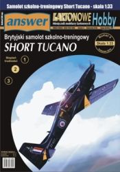 Britisches Schul- und Trainingsflugzeug Short Tucano T1 der RAF 1:33