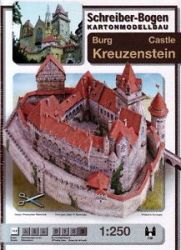 Burg Kreuzenstein als Kartonmode...