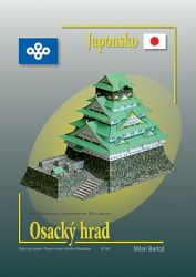 Burg aus Osaka/Japan aus dem Jah...