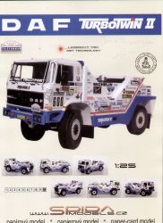 DAF TurboTwin II (Paris-Alger-Dakar-Rally 1987) 1:25 präzise