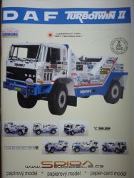 DAF TurboTwin II (Paris-Alger-Dakar-Rally 1987) 1:32 präzise