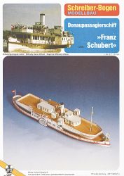 Donaupassagierschiff DFS „Franz Schubert“ (1913 - 1971) 1:200 deutsche Anleitung