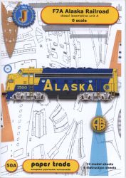 Diesellokomotive F7A Alaska Railroad,  1:48