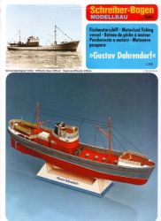 Fischmotorschiff Gustav Dahrendorf (Bj. 1954) 1:200 deutsche Anleitung