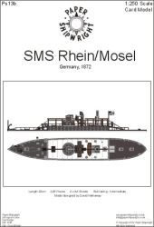 Flussmonitor sms Rhein oder optional sms Mosel (1872) 1:250