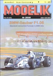 Formel 1 BMW Sauber F1.60 (2006) 1:25 Offsetdruck