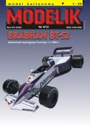 Formel 1.-Rennauto Brabham BT-52 (1983) 1:25