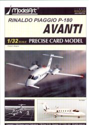Geschäftsflugzeug I.A.M. Piaggio P-180 AVANTI 1:32
