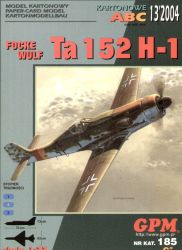 Höhenjagdflugzeug Focke Wulf Ta-...