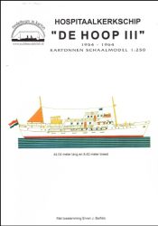 Hospitalschiff (Hospitaal-kerkschip  = HKS) De Hoop III (1955-1964) 1:250 einfach