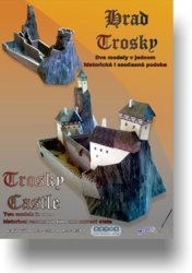 Hrad Trosky (Burg Trosky) 1:300 zwei vollständige Modelle