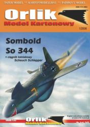Jagdbomber Sombold So-344 + Flugplatzschlepper +... 1:33