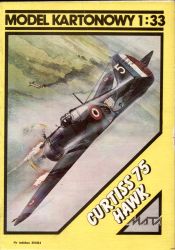 Jagdflugzeug Curtiss 75-C1 Hawk 1:33